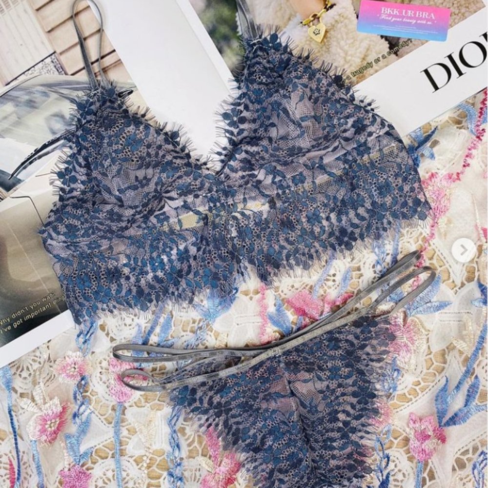 Limited Handmade Lace Bralette Set from Thailand
